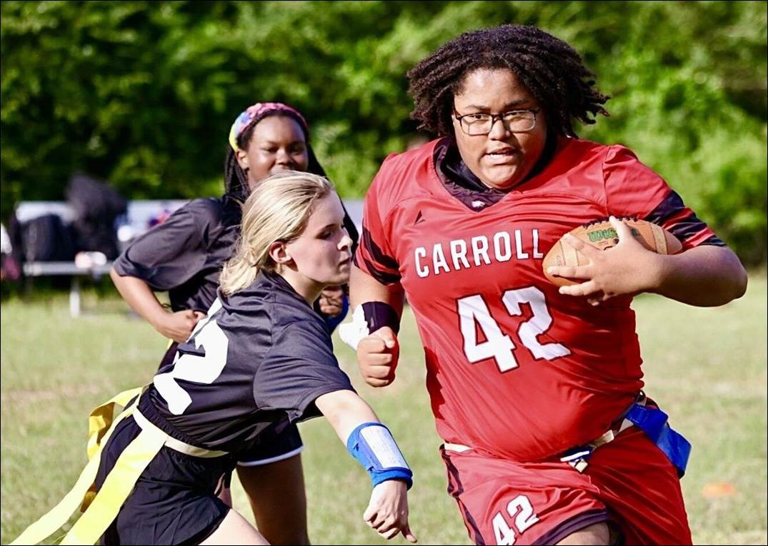 Carroll High School’s Dominique Lynn Scores 2 TDs on Defense as Eagles Spoil Emmanuel Christian’s AHSAA Opener