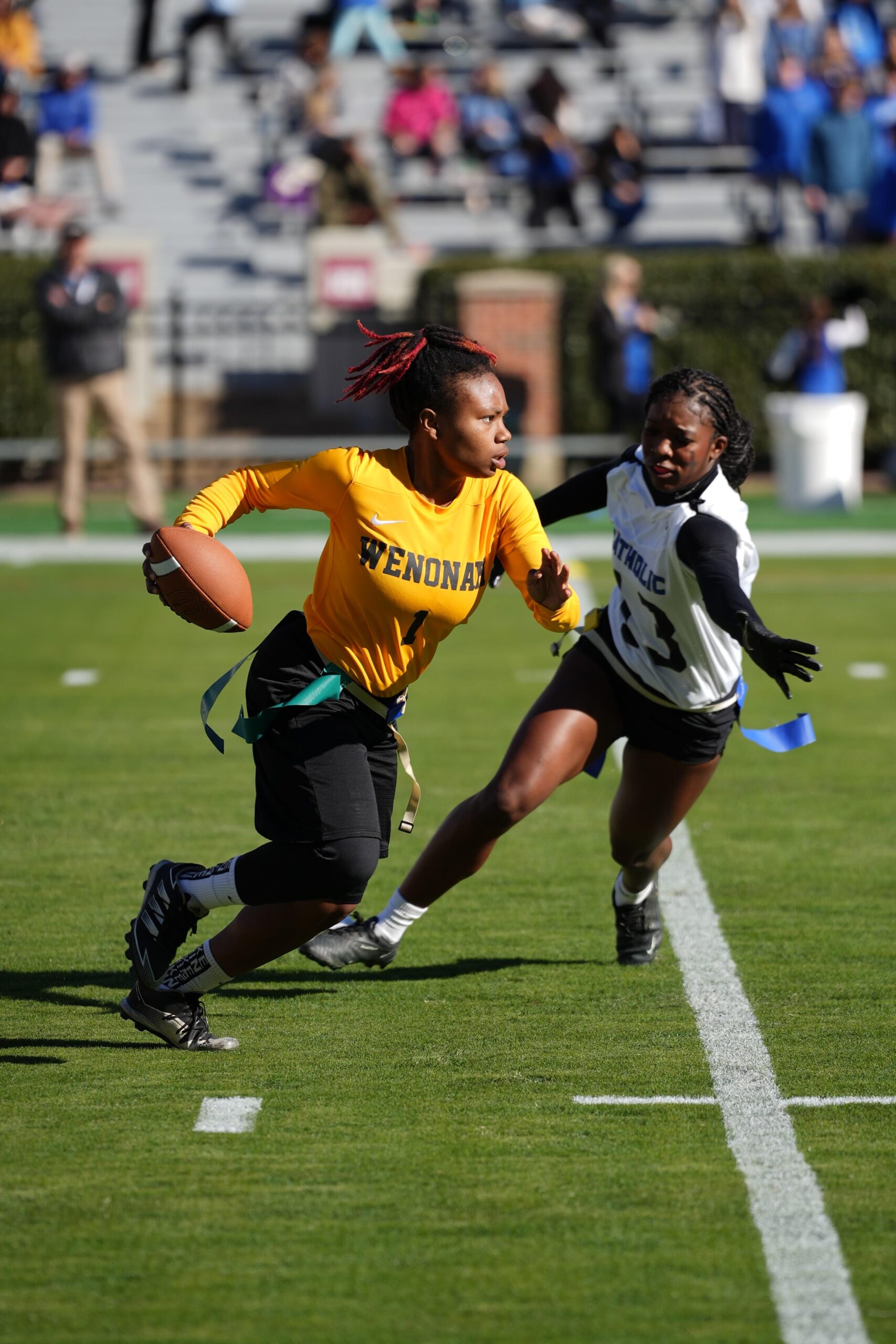 Flag Football Quarterback Samarian Franklin Is Wenonah’s Version of a Real Fire-Breathing Dragon