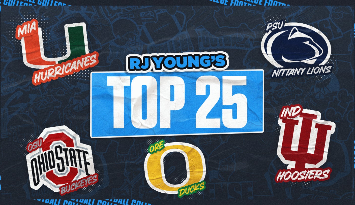 2024 college football rankings: Oregon, Indiana keep rolling; Texas A&M enters top 10
     FOX Sports college football analyst RJ Young shares his new top 25 rankings following Week 9 of the college football season.  11 HOURS AGO