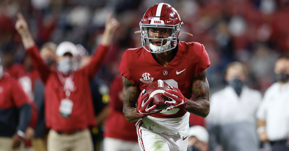 DeVonta Smith breaks Tide, SEC records for career receiving TDs Smith is now Alabama’s career leader in receiving touchdowns, passing Amari Cooper.  NOVEMBER 21, 2020 • 247SPORTS.COM