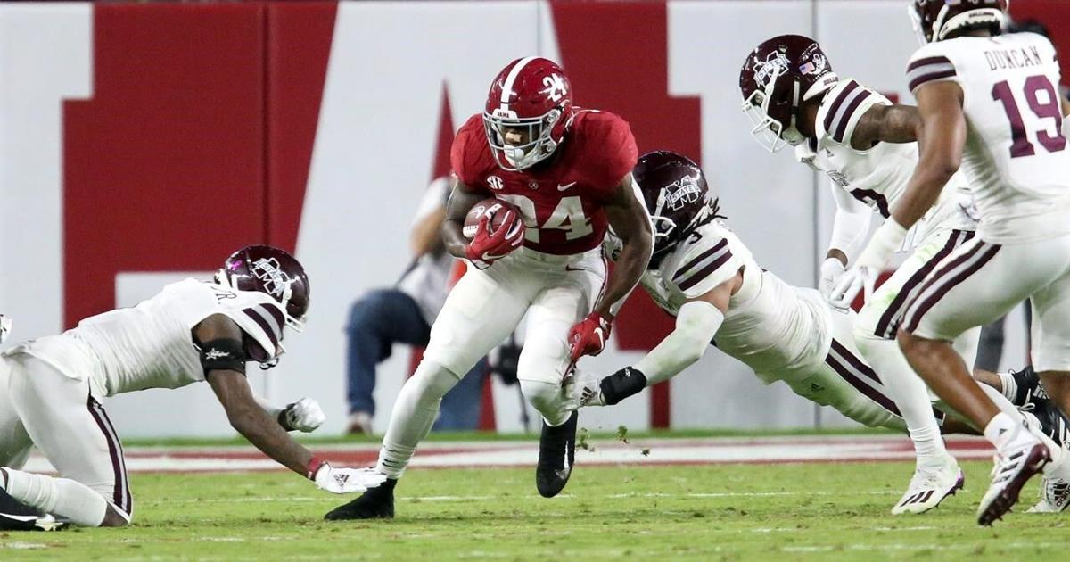 Saban: Alabama RB Sanders out indefinitely after surgery TUSCALOOSA, Ala. – Alabama coach Nick Saban says running back Trey Sanders is out indefinitely after undergoing surgery for unspecified inju…  NOVEMBER 9, 2020 • THESTAR.COM