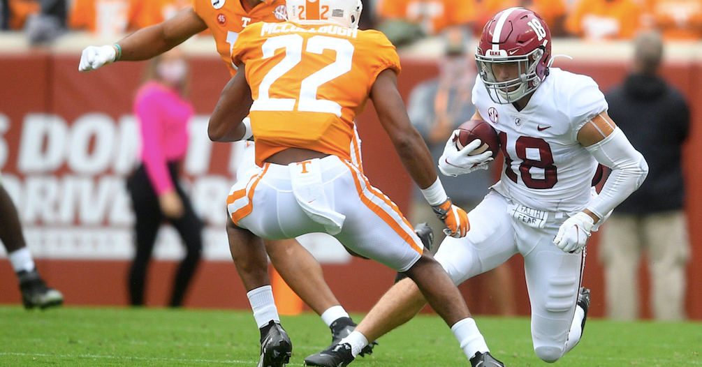 Alabama WR Slade Bolden 'thankful' for bittersweet opportunity "I’m not going to be the fastest guy on the field, but I feel like I got a lot of heart, a lot of determination."  OCTOBER 27, 2020 • 247SPORTS.COM