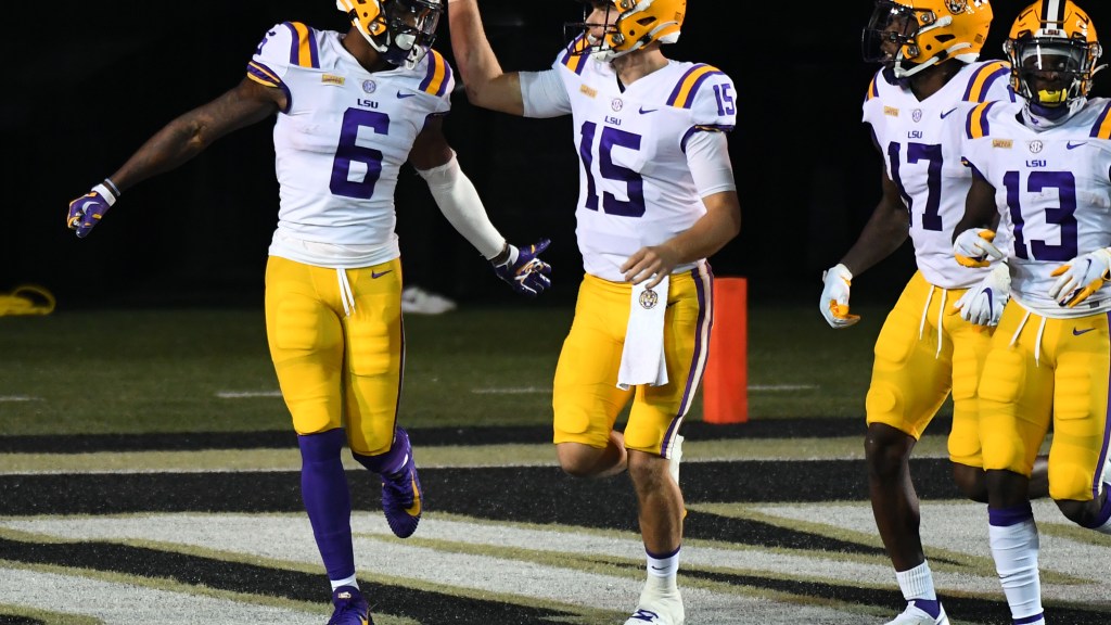 LSU QB Myles Brennan out vs. Alabama, could be done for the season