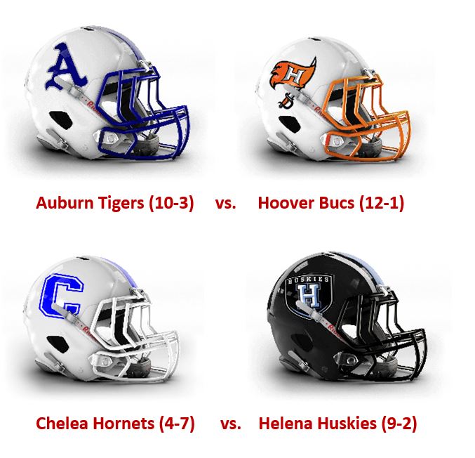 Helena vs. Chelsea and Hoover vs. Auburn Games Selected for 17th AHSAA Kickoff Classic