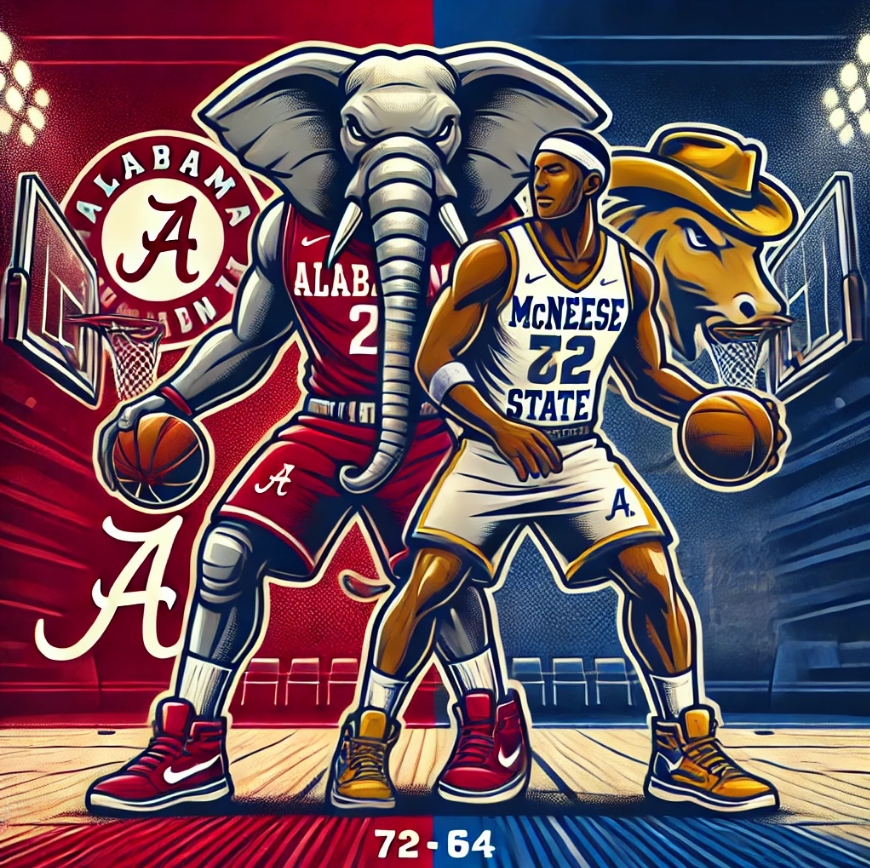 Bama Hoops Game Recap: Tide’s mettle tested in win against McNeese State