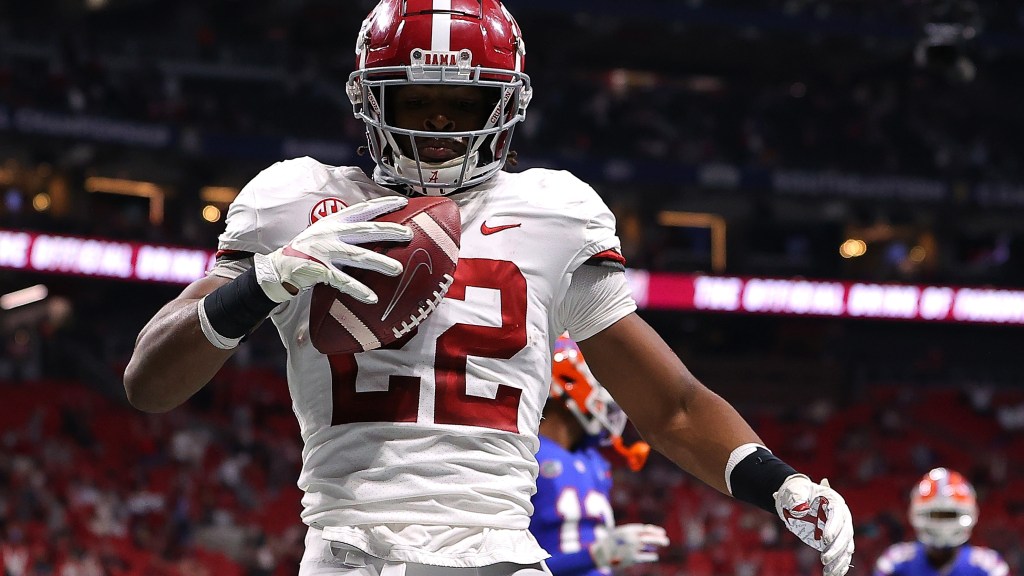 Najee Harris broke numerous records during SEC Championship