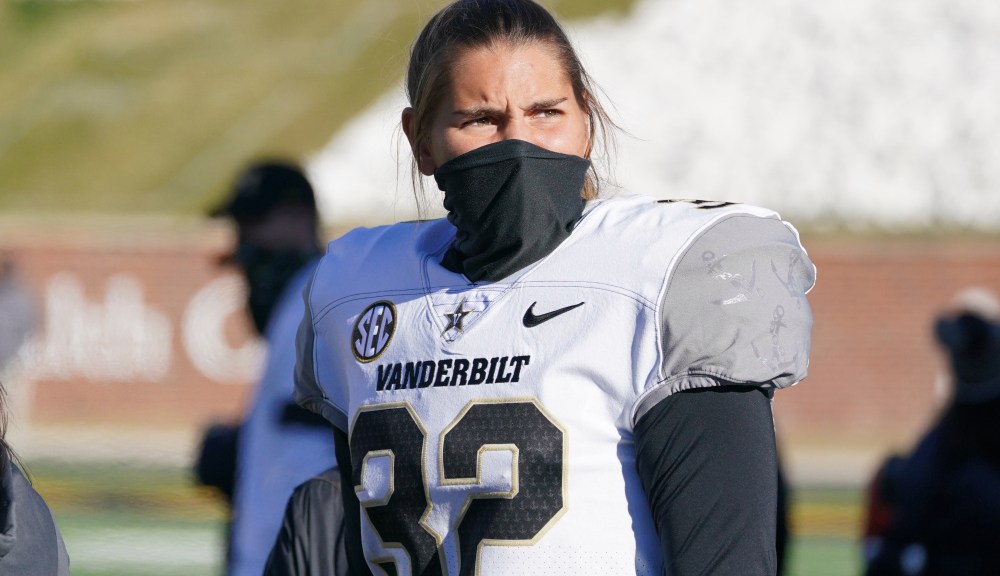 Sarah Fuller becomes first woman to play in a Power Five college football game