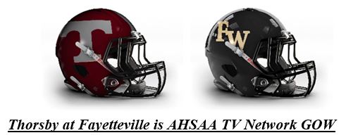 Class 2A Fayetteville Hosts Thorsby in AHSAA TV Network (WOTM) Game of the Week