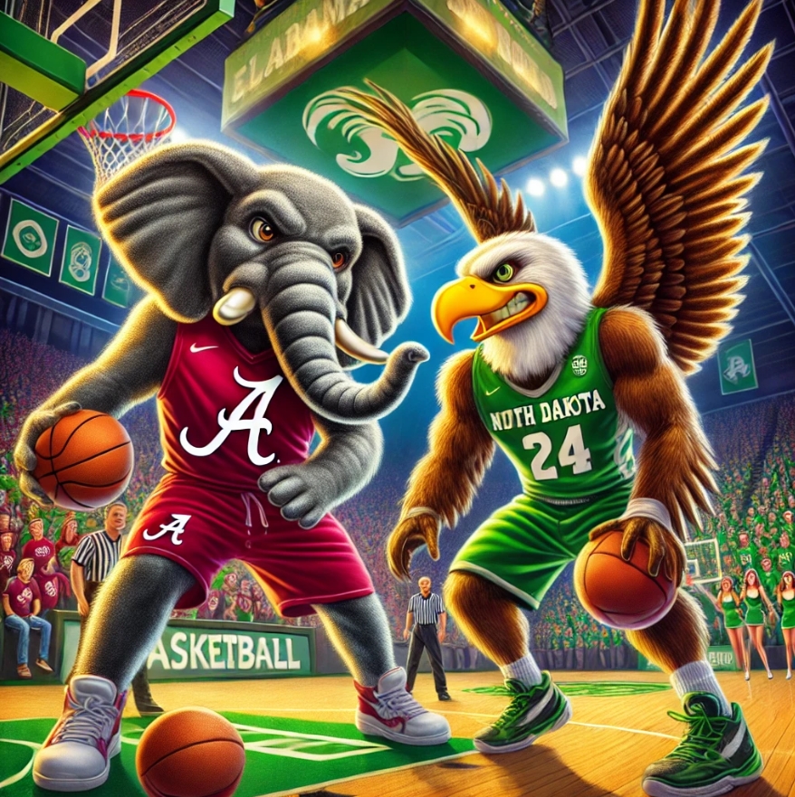 Bama Basketball travels to frozen north to take on North Dakota