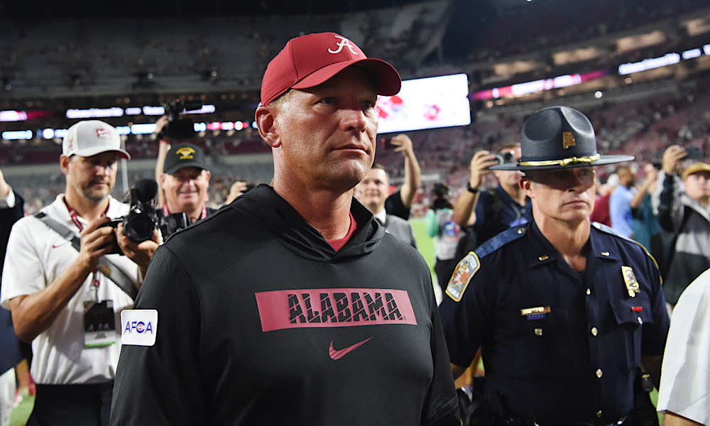 Where did Kalen DeBoer rank Alabama in his final AP Top 25 ballot?