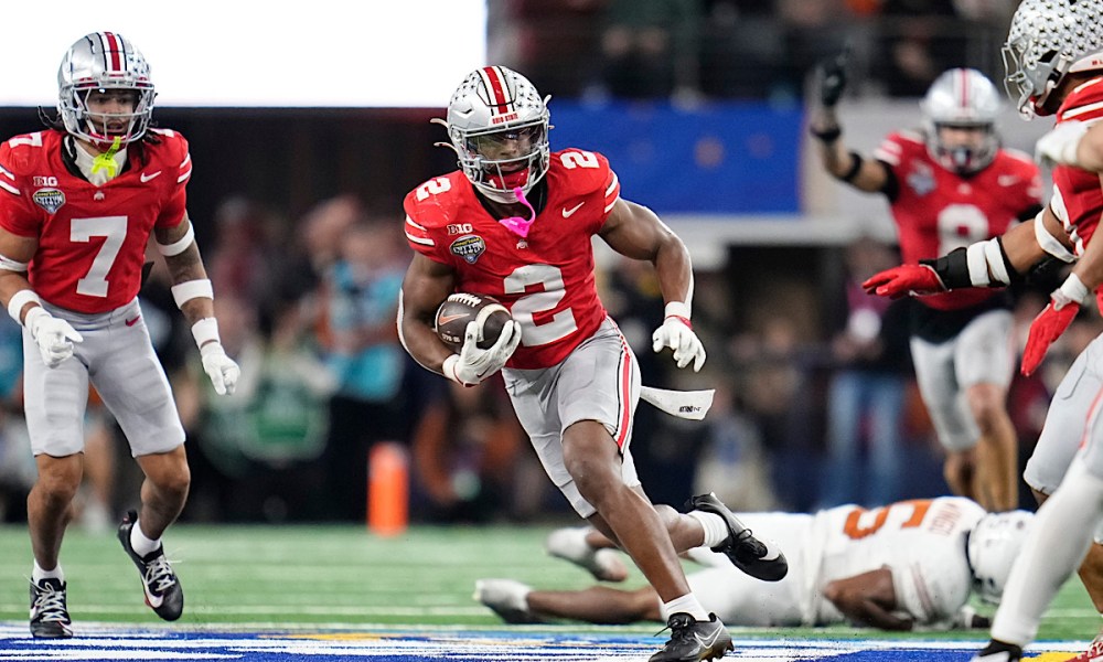 Alabama DB reacts to Caleb Downs game-sealing interception in playoff semifinal