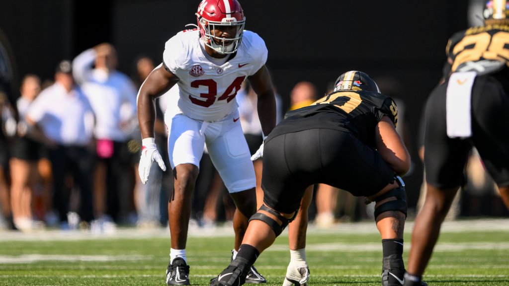 Alabama senior LB Que Robinson declares for the 2025 NFL draft