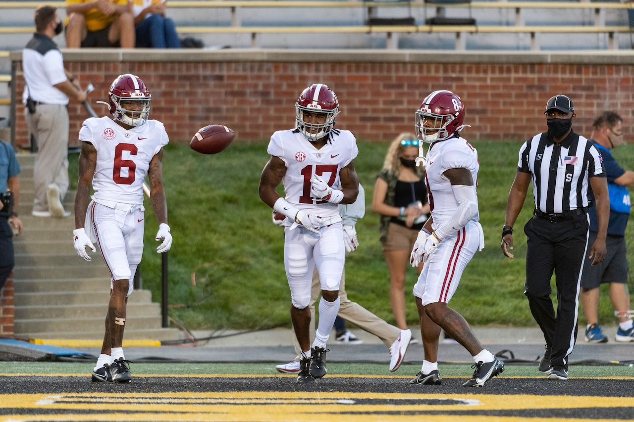 Does Heisman Trophy winner DeVonta Smith expect Alabama receiver Jaylen Waddle to play in national championship? Alabama receiver Jaylen Waddle returned to practice on Tuesday and has not played since suffering an ankle injury on Oct. 24.  JANUARY 6, 2021 • CLEVELAND.COM