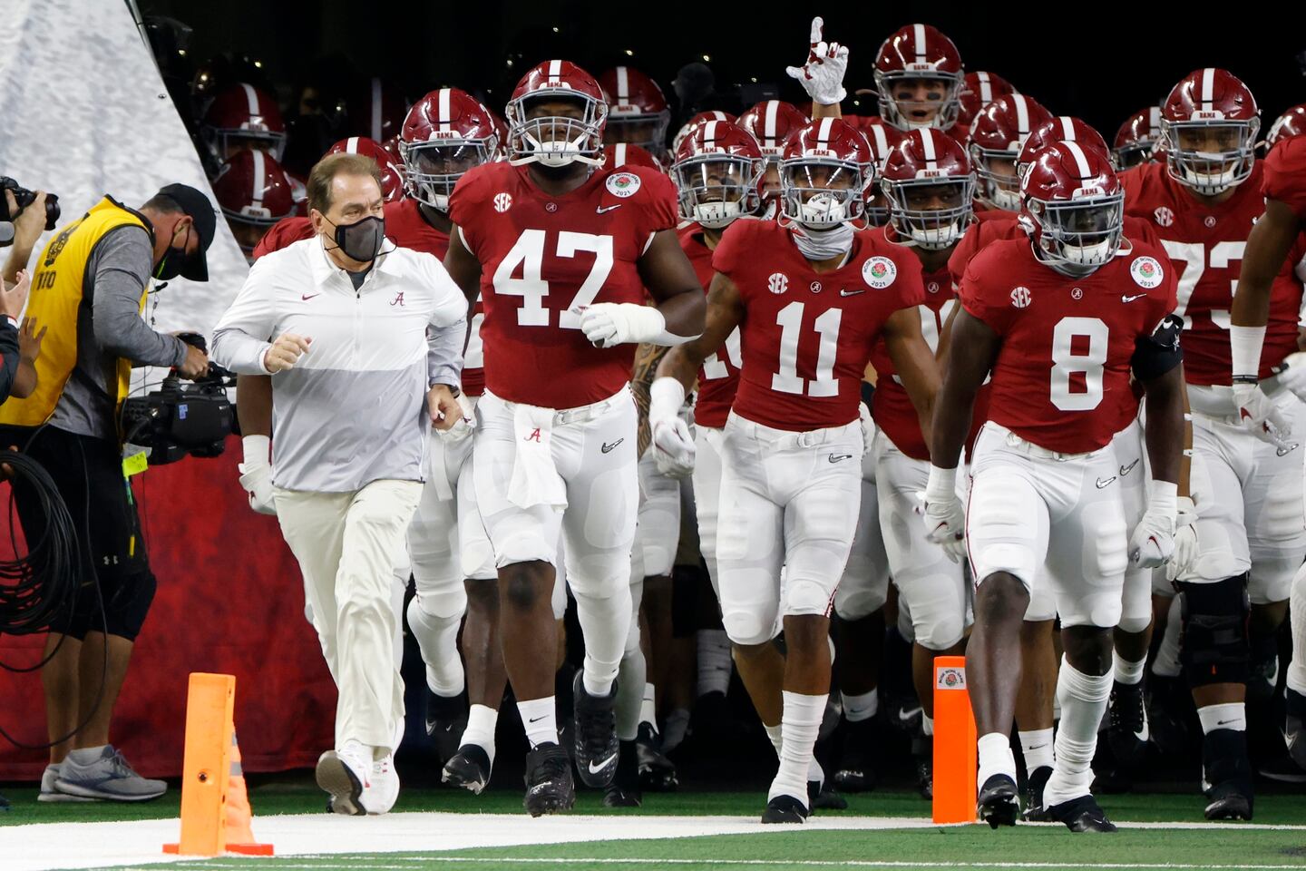 If Nick Saban is going to win a sixth title with Alabama, it’ll be thanks to his offense – The Boston Globe Saban's championship teams have won in a variety ways but Ohio State's toughest task will be slowing an offensive powerhouse.  JANUARY 10, 2021 • BOSTONGLOBE.COM