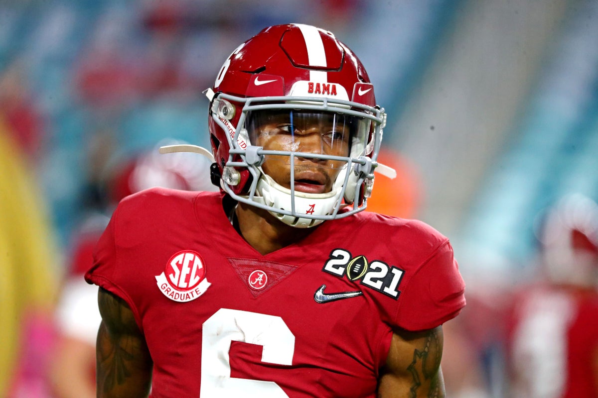 Mock draft analysis: Should Dolphins trade down and risk losing DeVonta Smith? Insider Dane Brugler has Miami making three trades in his latest mock draft and still getting Smith, Zaven Collins and Travis Etienne.  FEBRUARY 12, 2021 • THEATHLETIC.COM